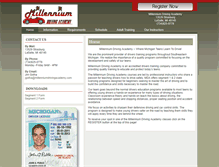 Tablet Screenshot of millenniumdrivingacademy.com